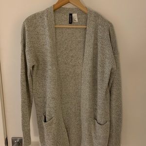 Cozy gray cardigan